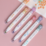 6pcs Kawaii Cat Paw Double Head 12Colors Fluorescent Soft Color Highlighters School Office Supplies - Image 10