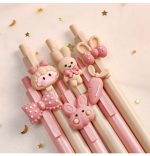 6pcs Pink Kawaii Stationery Gel pen school office supplies - Image 5