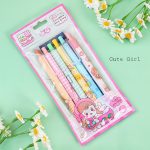 6pcs Cute Girl Lovely Bunny Kawaii Stationery Gel Pen - Image 2
