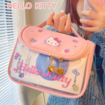 Hellokitty Cute Cosmetics Storage Bag Travel Wash Bag waterproof Makeup pouch Organizer