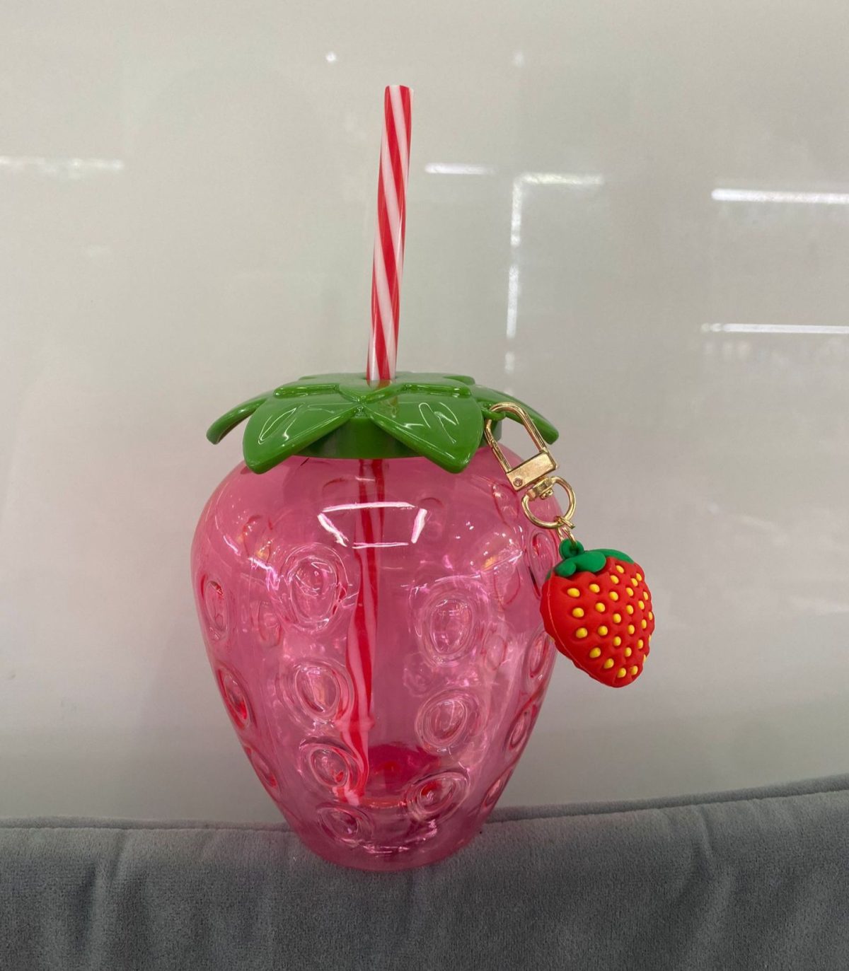 500ml Summer Cute Strawberry Straw Water Bottle Milk Coffee Straw Cup for Home waterbottle with strawwater bottle for girls - Image 9