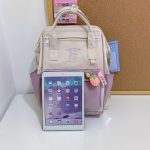 Japanese Style Cute Candy Color Lightweight High Quality Teen Rucksuck Sweet Highschool Backpack - Image 19
