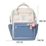 Japanese Style Cute Candy Color Lightweight High Quality Teen Rucksuck Sweet Highschool Backpack - Image 6