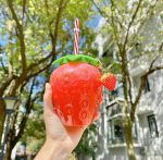 500ml Summer Cute Strawberry Straw Water Bottle Milk Coffee Straw Cup for Home waterbottle with strawwater bottle for girls - Image 3