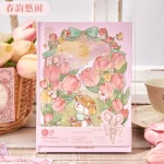 Kawaii girl dream series tulip Notebook - Image 4
