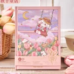 Kawaii girl dream series tulip Notebook - Image 6