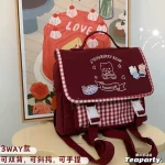 Japanese Harajuku cute soft girl small Female Backpack retro JK uniform bag - Image 6