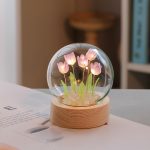 DIY LED Tulip Night Light Simulation Atmosphere Lamp Gift for Friend - Image 7
