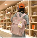 Japanese female high-looking Star girl high schoolbag Korean version portable shoulder bag travel backpack - Image 22