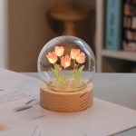 DIY LED Tulip Night Light Simulation Atmosphere Lamp Gift for Friend - Image 8