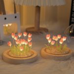 DIY LED Tulip Night Light Simulation Atmosphere Lamp Gift for Friend - Image 11