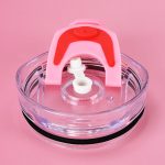 1250ml BlackPink Huge Hug Bucket Girly tumbler sippy Stainless Steel Cup portable travel drink mug with straw - Image 7