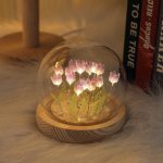 DIY LED Tulip Night Light Simulation Atmosphere Lamp Gift for Friend - Image 6