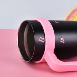 1250ml BlackPink Huge Hug Bucket Girly tumbler sippy Stainless Steel Cup portable travel drink mug with straw - Image 8