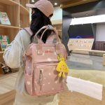 Japanese female high-looking Star girl high schoolbag Korean version portable shoulder bag travel backpack - Image 21