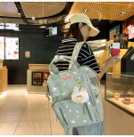 Japanese female high-looking Star girl high schoolbag Korean version portable shoulder bag travel backpack - Image 2