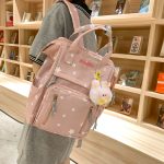Japanese female high-looking Star girl high schoolbag Korean version portable shoulder bag travel backpack - Image 12