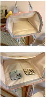 Japanese female high-looking Star girl high schoolbag Korean version portable shoulder bag travel backpack - Image 6
