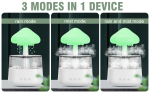 Raindrop Cloud Night Light Humidifer Aromatherapy Diffuser with relaxing water drop sounds - Image 10