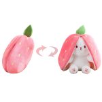 Cute Rabbit in Strawberry Little Buddy Stuffed Plush Cuddly Bunny Plushie - Image 13