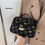 HelloKitty Makeup Bag Korean Sanrio Cosmetic Bags Kawaii Makeup Pouch Cute Travel Organizer Toiletry Box Make Up Cases - Image 13