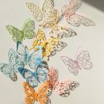 6Pcs Butterfly Hollow Lace Paper Art Handmade Crafts Junk Journal Planner Scrapbooking DIY Decorative Paper Vintage Handbooks