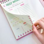 Cherry Cute Daily Planner Student Time Management Coil Book Stationery Office supplies - Image 3