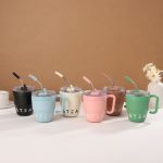 480ml Coffee & Tea Cup with Straw Lid Stainless Steel Thermos Mug for Hot Cold Drinks Water Tea Milk Office Outdoor Portable Cup Travel Bottle - Image 3