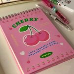 Cherry Cute Daily Planner Student Time Management Coil Book Stationery Office supplies - Image 8
