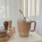 480ml Coffee & Tea Cup with Straw Lid Stainless Steel Thermos Mug for Hot Cold Drinks Water Tea Milk Office Outdoor Portable Cup Travel Bottle - Image 5