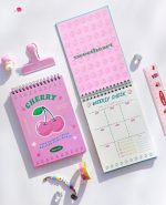 Cherry Cute Daily Planner Student Time Management Coil Book Stationery Office supplies - Image 10