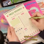Cherry Cute Daily Planner Student Time Management Coil Book Stationery Office supplies - Image 11