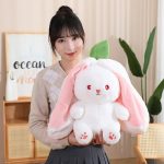 Cute Rabbit in Strawberry Little Buddy Stuffed Plush Cuddly Bunny Plushie - Image 11