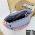 Japanese Cute Sweet Bump Color Capacious Tutoring Shoulder Bag - Image 13