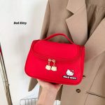 HelloKitty Makeup Bag Korean Sanrio Cosmetic Bags Kawaii Makeup Pouch Cute Travel Organizer Toiletry Box Make Up Cases - Image 15