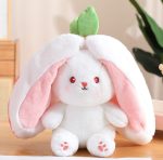 Cute Rabbit in Strawberry Little Buddy Stuffed Plush Cuddly Bunny Plushie - Image 16