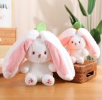 Cute Rabbit in Strawberry Little Buddy Stuffed Plush Cuddly Bunny Plushie - Image 15