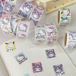 Sanrio Mood Kitty Kuromi Cinnamoroll Pocha Sticker Journal Deco Label Stickers