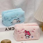 Kawaii Sanrio Plush Pencil Case Makeup Pouch