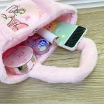 Sanrio Kawaii Plush Bag Hello Kitty Kuromi Lazy Girl Plushie Handbag Melody Cinnamoroll Cartoon Stuffed Tote Bag Birthday Gifts For Girls - Image 9