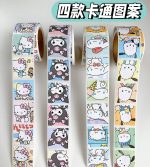 Sanrio Mood Kitty Kuromi Cinnamoroll Pocha Sticker Journal Deco Label Stickers - Image 7