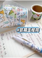 Sanrio Mood Kitty Kuromi Cinnamoroll Pocha Sticker Journal Deco Label Stickers - Image 12