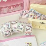 Sanrio Mood Kitty Kuromi Cinnamoroll Pocha Sticker Journal Deco Label Stickers - Image 3