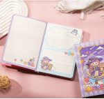 Magic Girl Kawaii Magnetic Buckle Book Girl's Heart-shaped Hand Book with Color Pages - Image 13