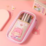 Kawaii Japanese Style multi-layered Stationery Supplies Pencil Case Pouch - Image 4