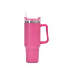 1200ml 40oz Stainless Steel Girly Tumbler with Handle and Lid Summer drinkware Office Travel  Drinking Cup - Image 16