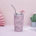 450ml Sanrio Kawaii Sippy Stainless Steel Travel Water Cup - Image 8
