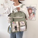 Kawaii Preppy style japanese Backpack cute laptop bookbag travel camping backpack - Image 13