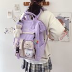 Kawaii Preppy style japanese Backpack cute laptop bookbag travel camping backpack - Image 10