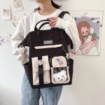 Kawaii Preppy style japanese Backpack cute laptop bookbag travel camping backpack - Image 16